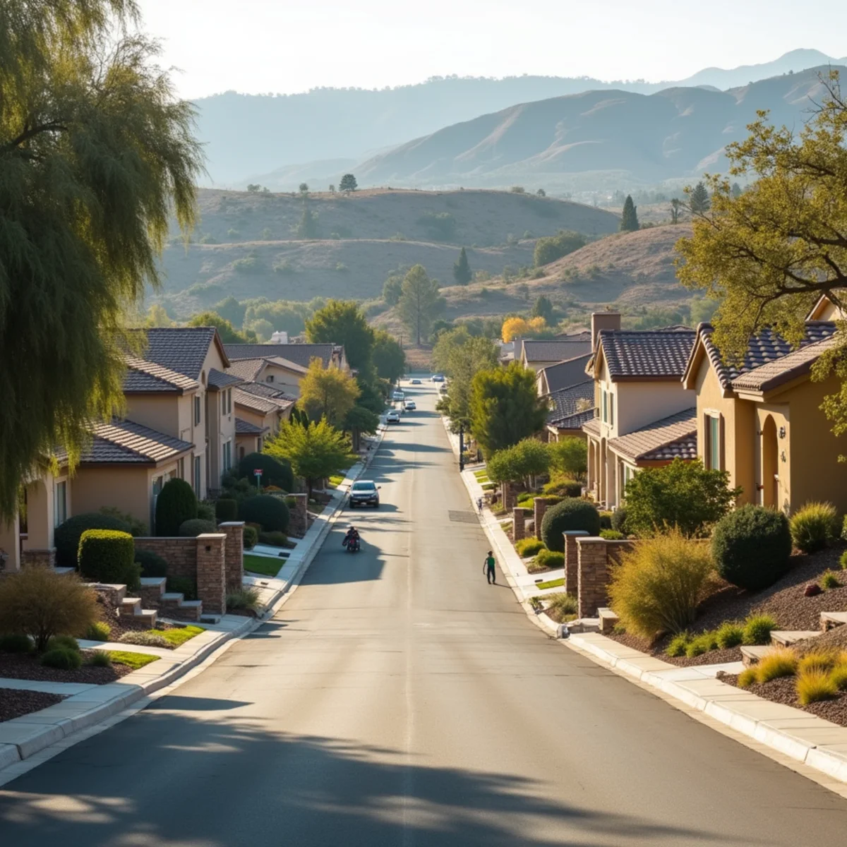 Custom hillside homes on large lots in the Greer Ranch community near Murrieta, CA