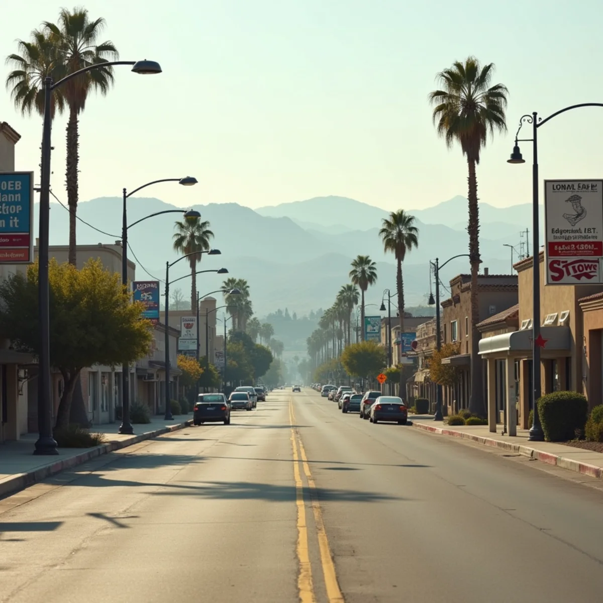Medical campus and residential neighborhoods in Loma Linda, CA