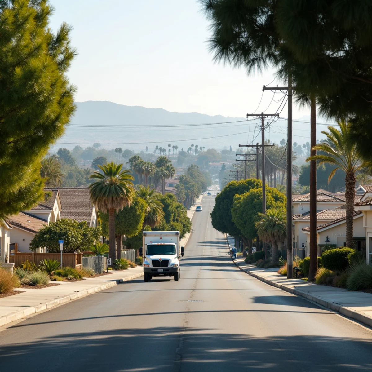 Residential and commercial property in Ontario, CA