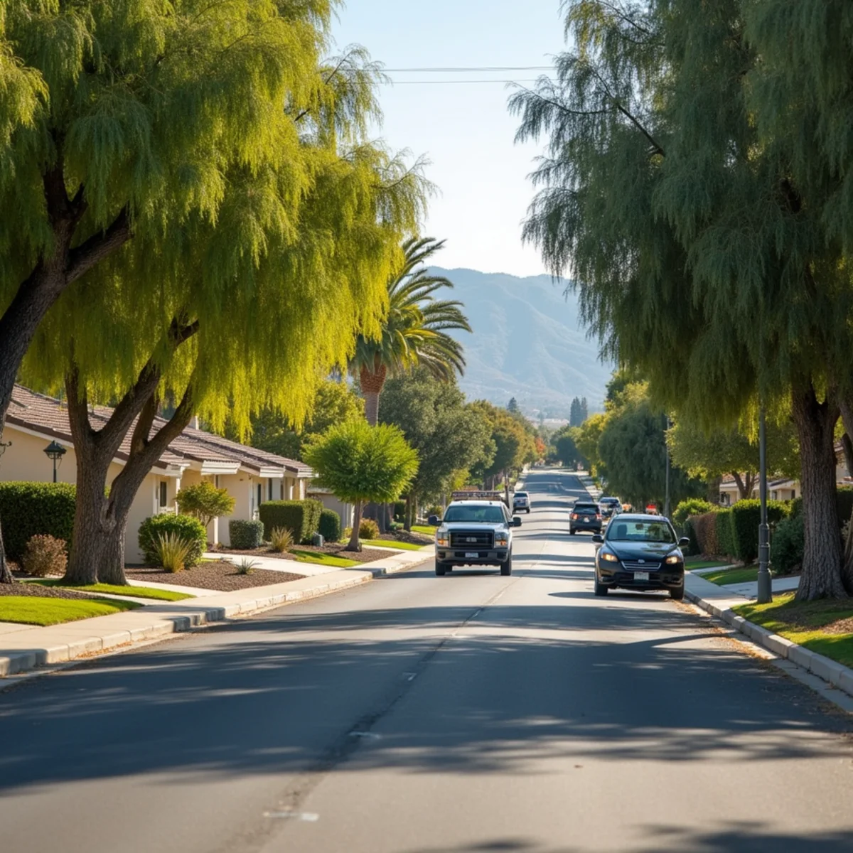 Established older homes with mature landscaping in Quail Valley, Menifee, CA